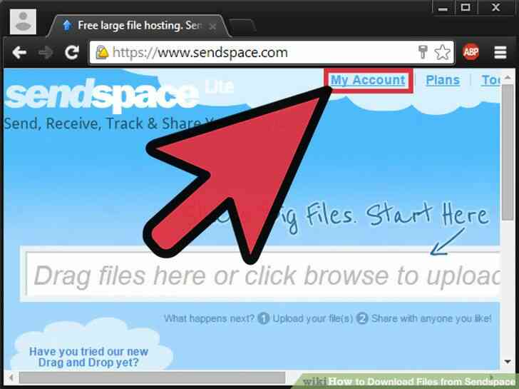 Image intitulée Télécharger des Fichiers à partir de Sendspace l